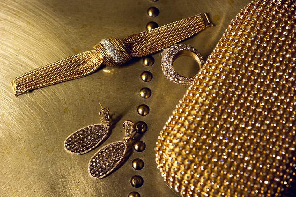 gold vintage bridal jewelry 
