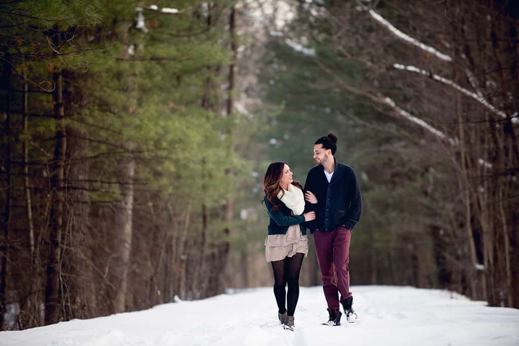 Winter Engagement Session - Hudson Valley NY