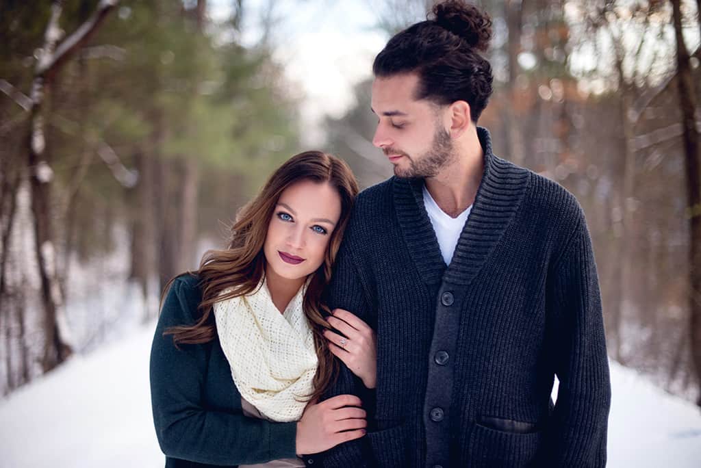Winter Engagement Session - Hudson Valley NY