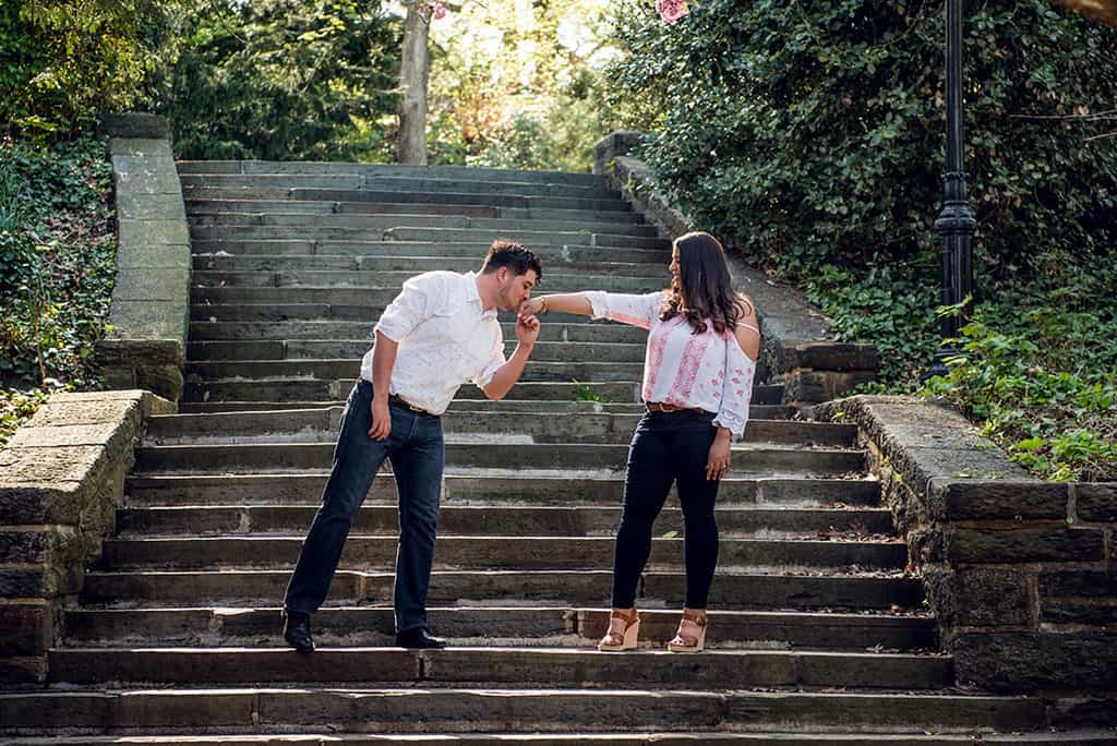 Fort Tryon Park NYC Engagement Session
