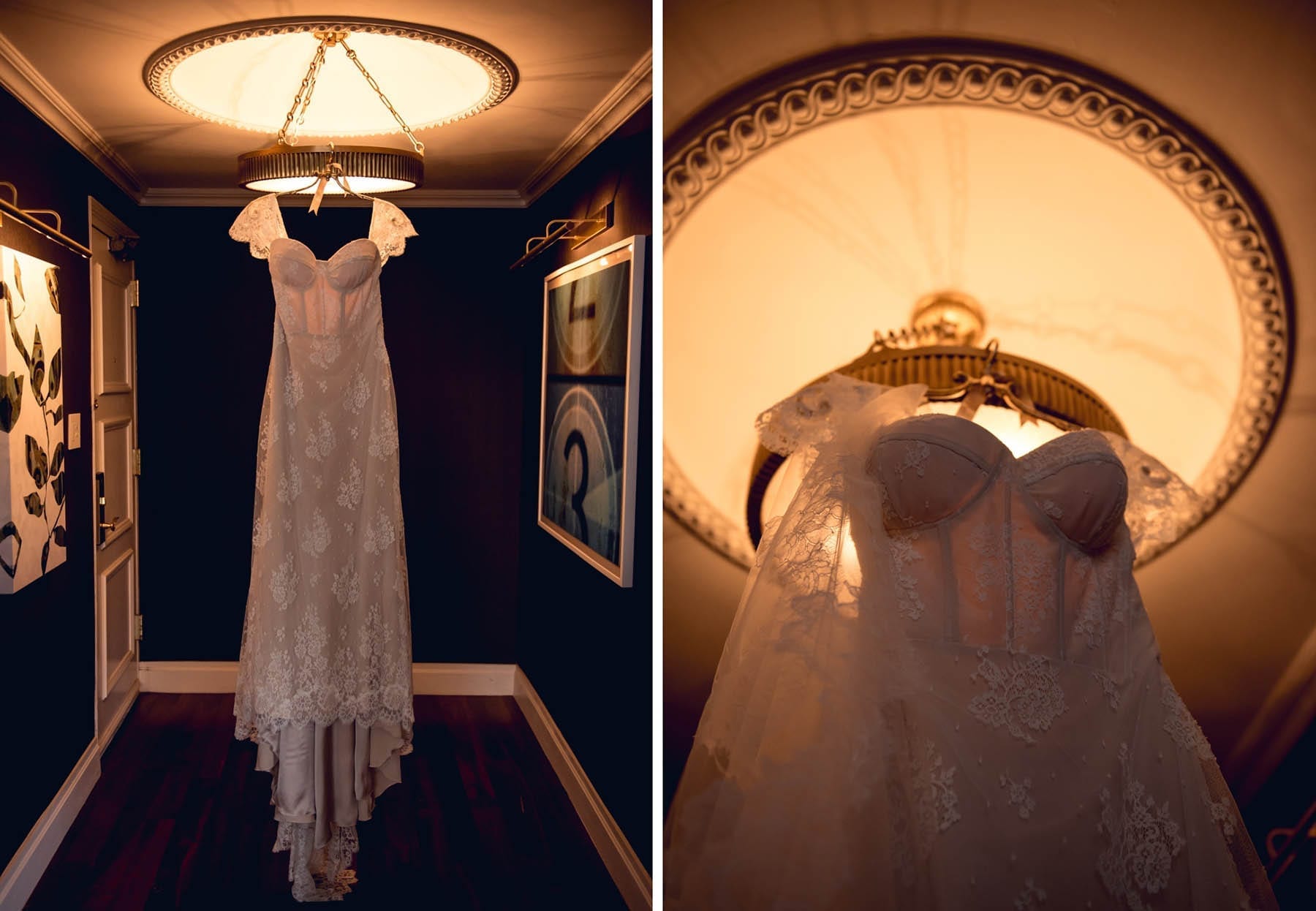 Rebecca Schoneveld lace wedding dress