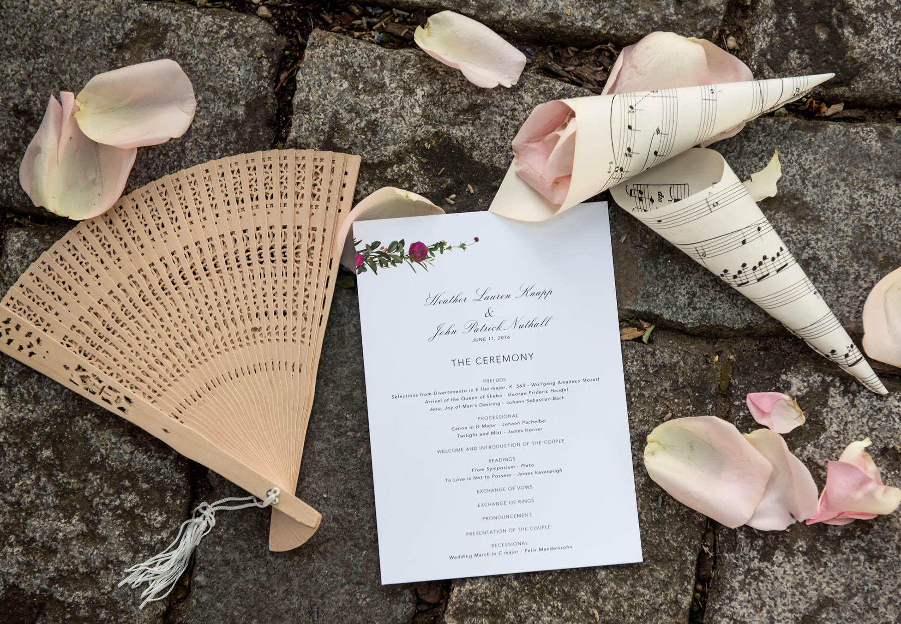 garden wedding ceremony details