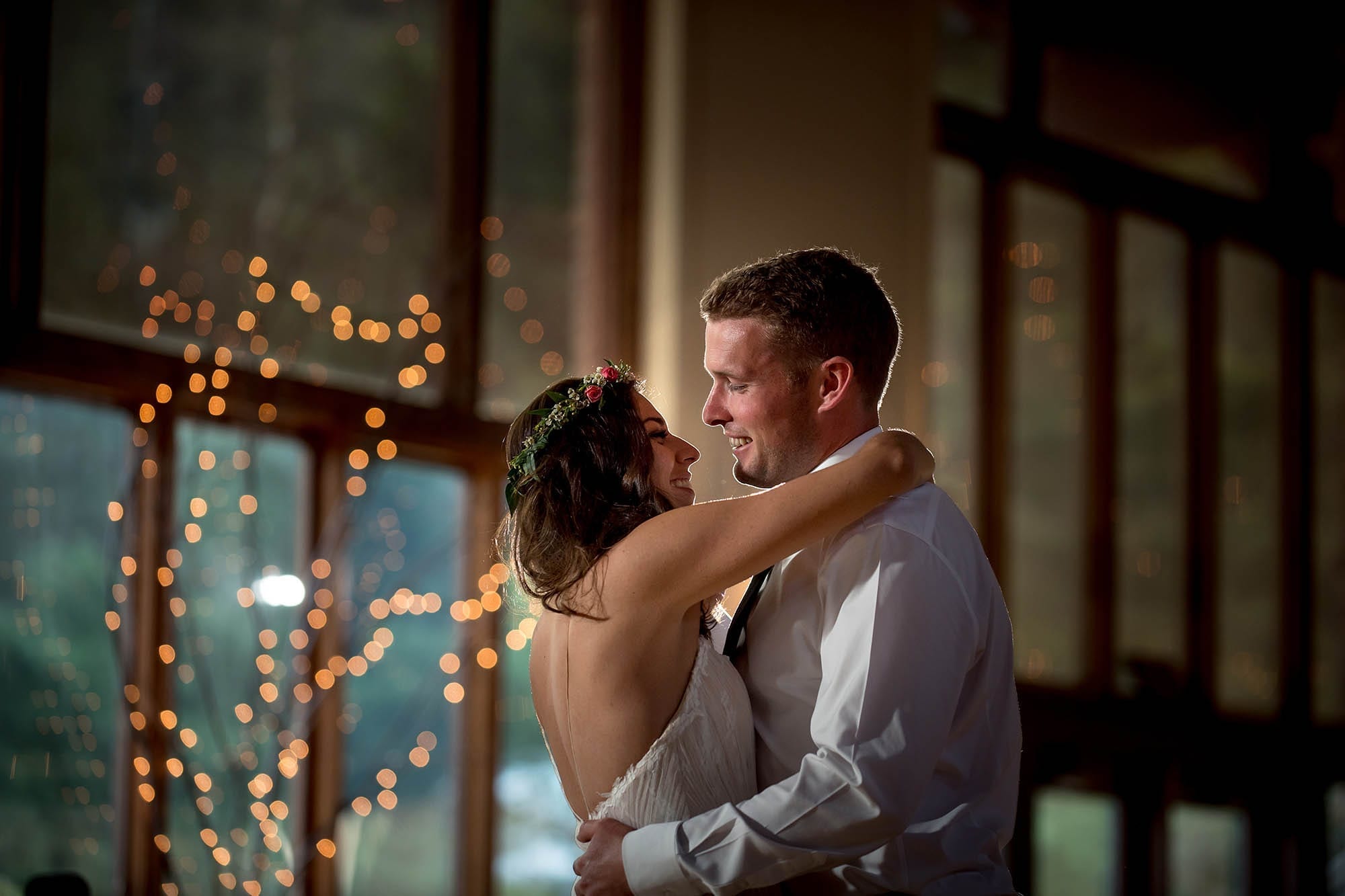 first dance Coppertree reception at Hunter Mountain Boho Wedding in the Catskills