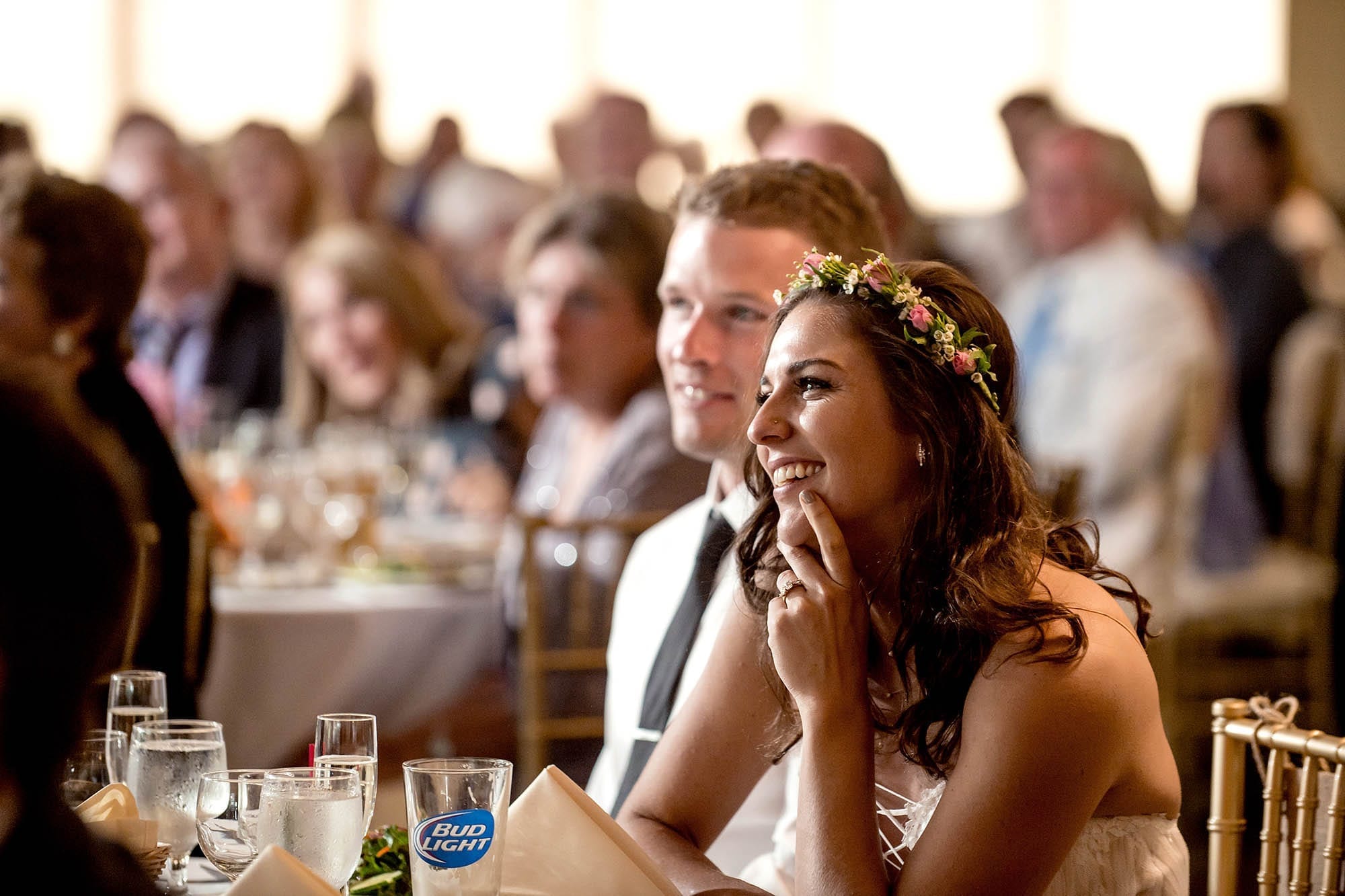 Coppertree reception at Hunter Mountain Boho Wedding in the Catskills