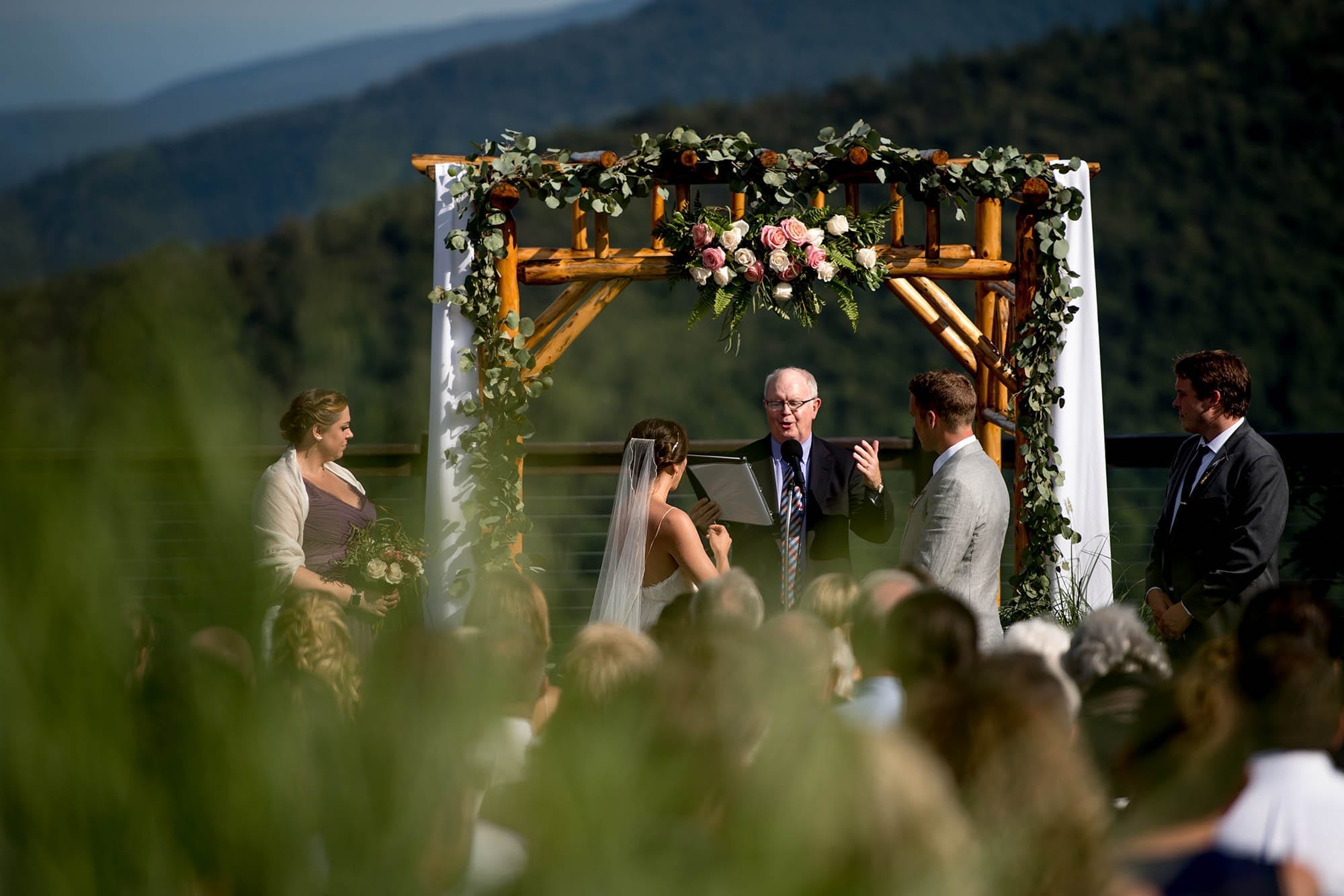 Hunter Mountain Wedding ceremony