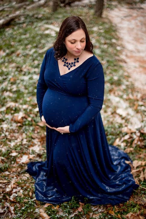 Milford PA Winter Maternity Session ...