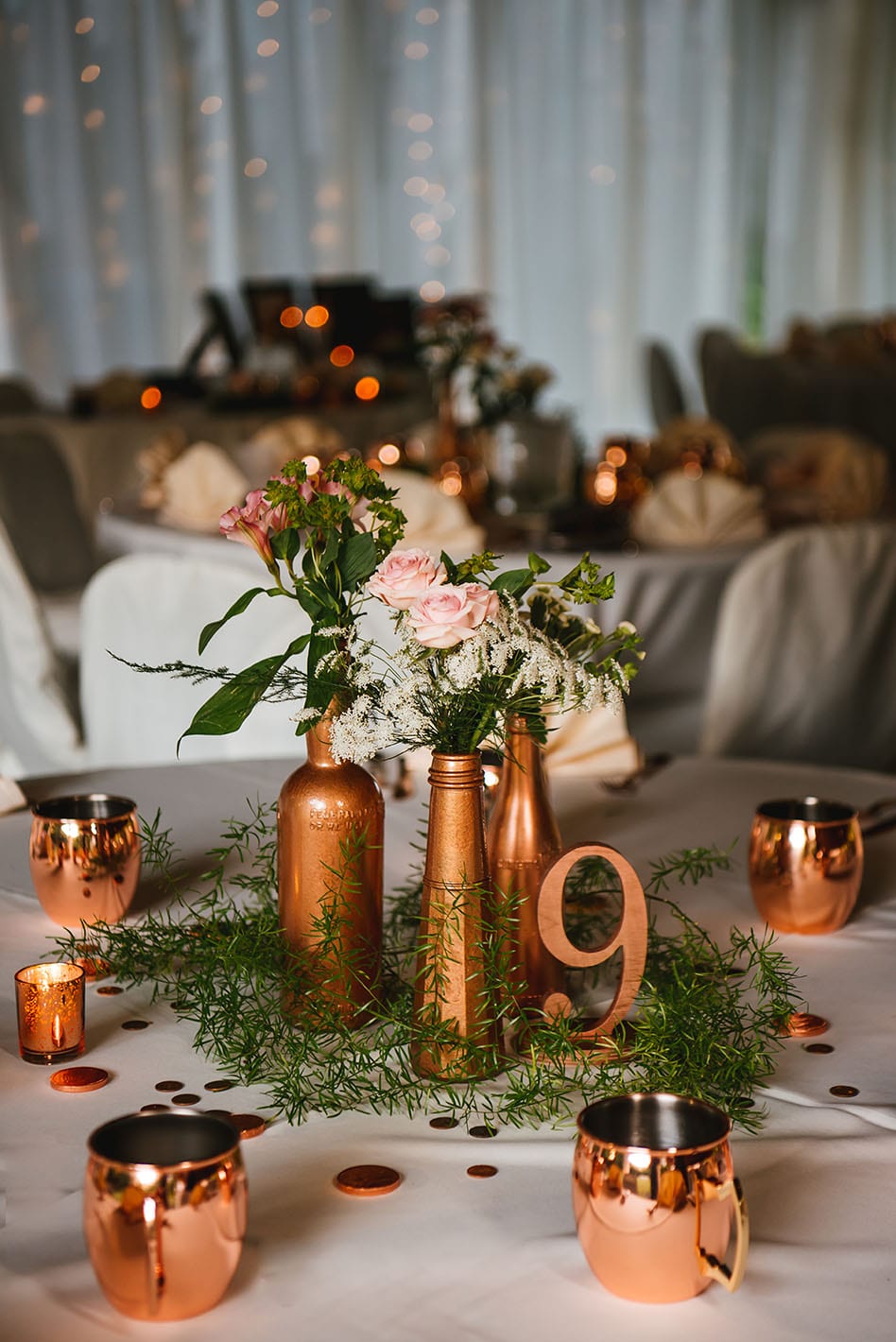 Copper Wedding Decorations