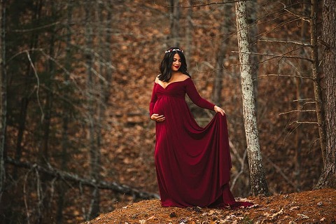 Poconos Forest Maternity Session - Custom by Nicole Photography ...