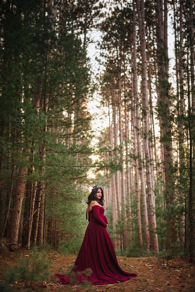 Poconos Forest Maternity Session