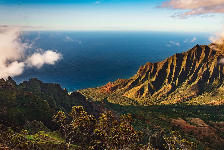 Kauai Elopement Locations - Kalepa Ridge trail - Na Pali Mountains Hawaii