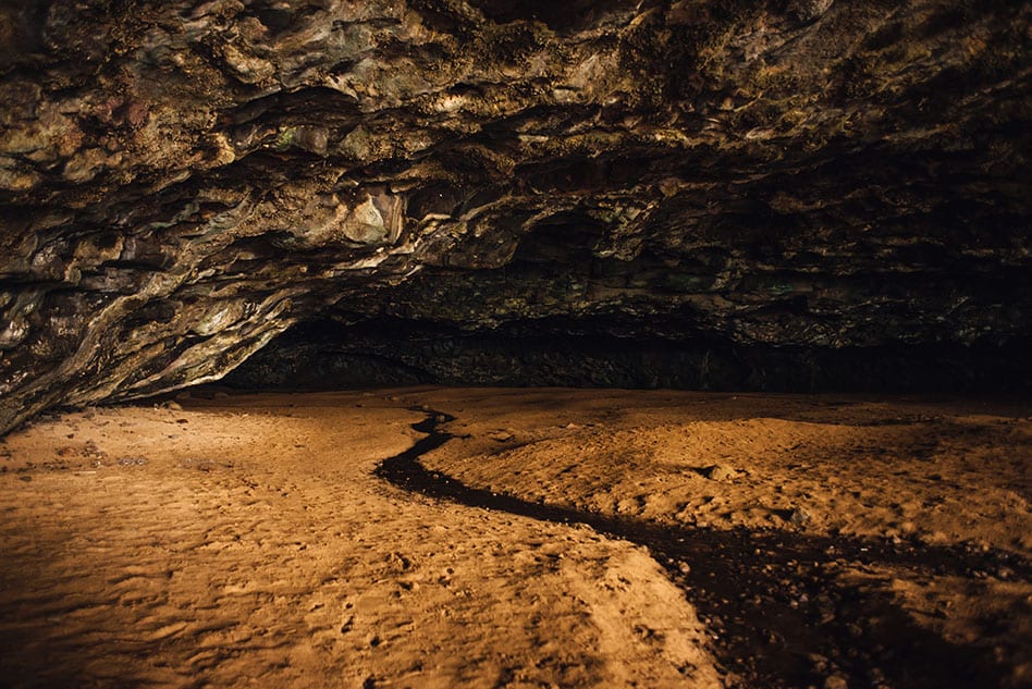 Maniniholo Dry Cave in Haena Beach Park Kauai Hawaii