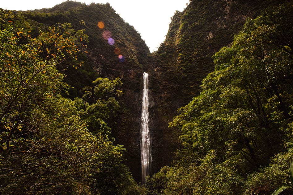 Hanakapiai Falls Trail Na Pali Coast Kauai Hawaii