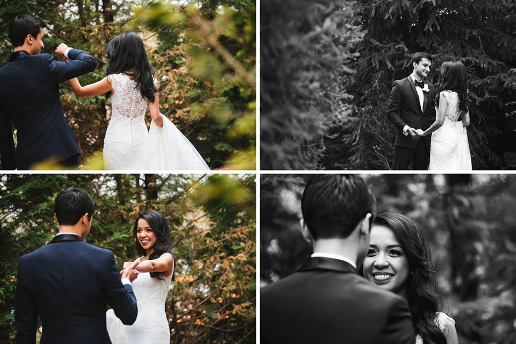 First Look at Crest Hollow Country Club Wedding