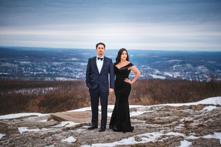 High Point Mountain Winter Engagement