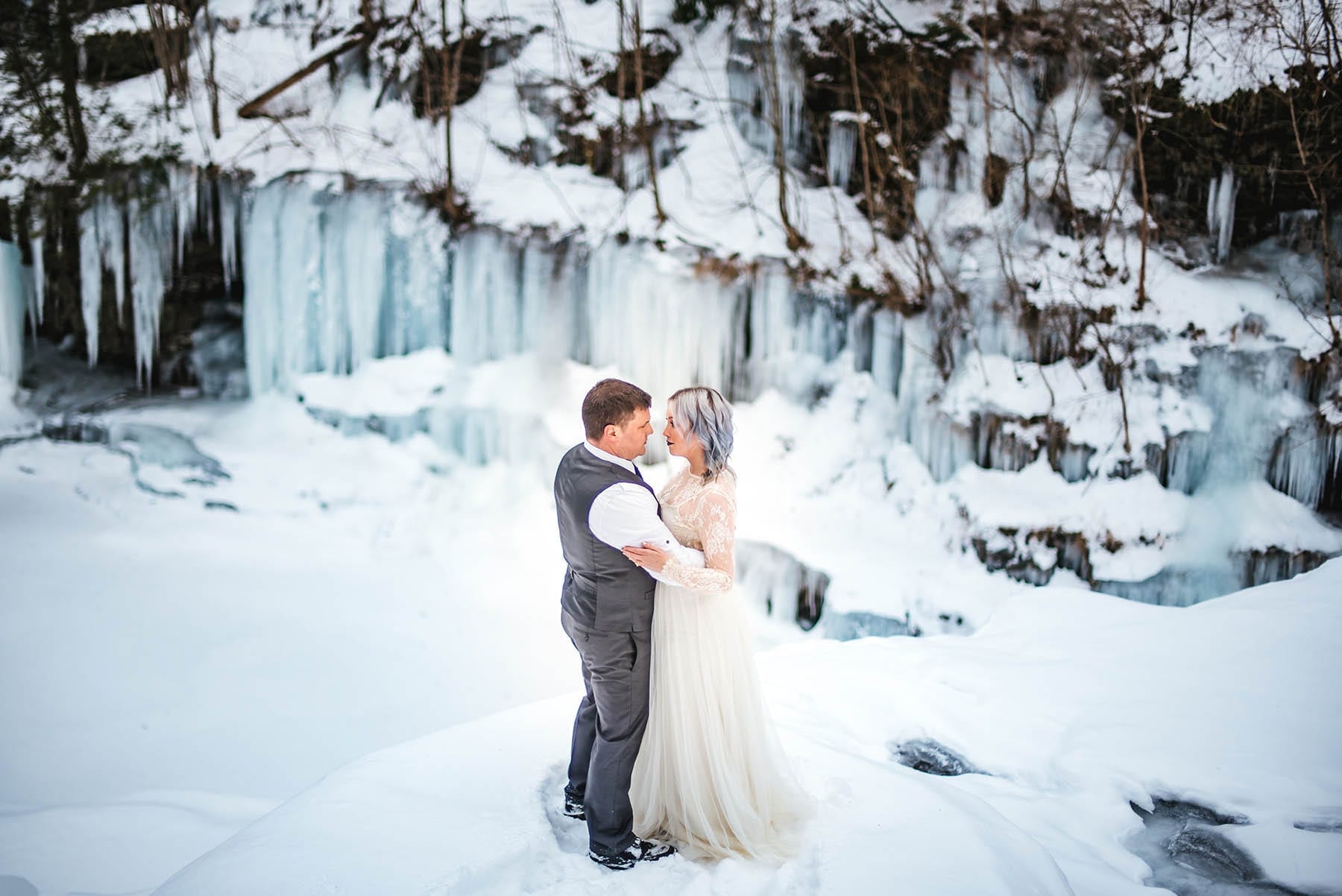 magical winter adventure elopement