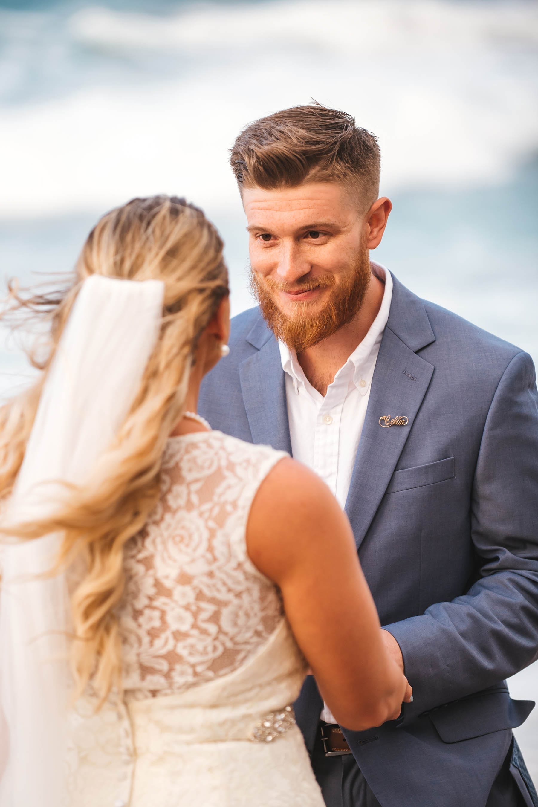 Maui beach wedding ceremony photos