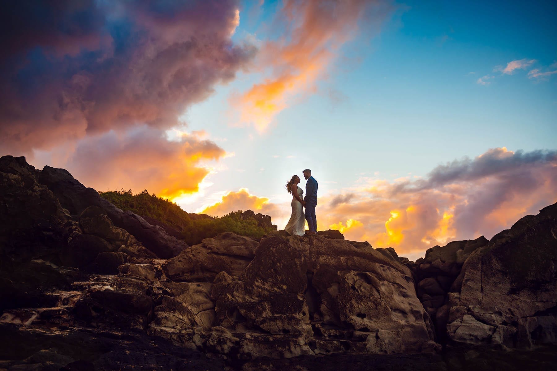Maui Hawaii Beach Wedding at Sunset