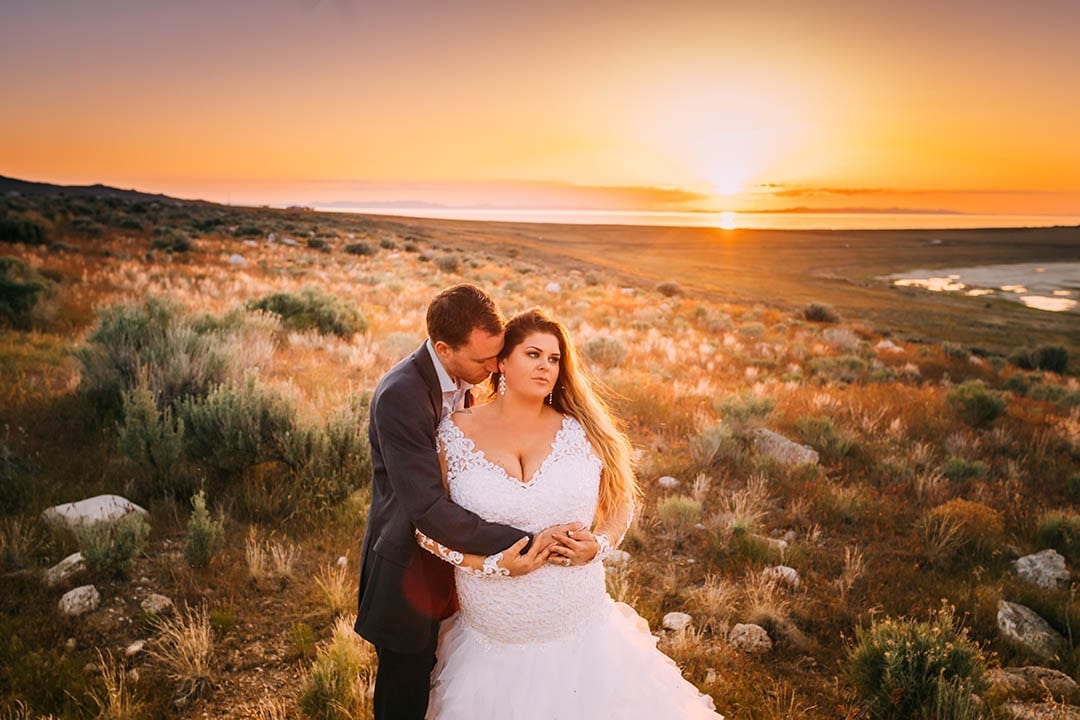 Antelope Island wedding photographer