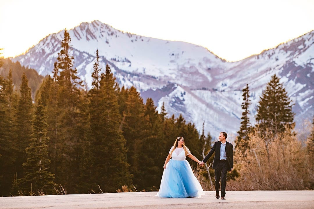 Big Cottonwood Canyon Engagement Pictures
