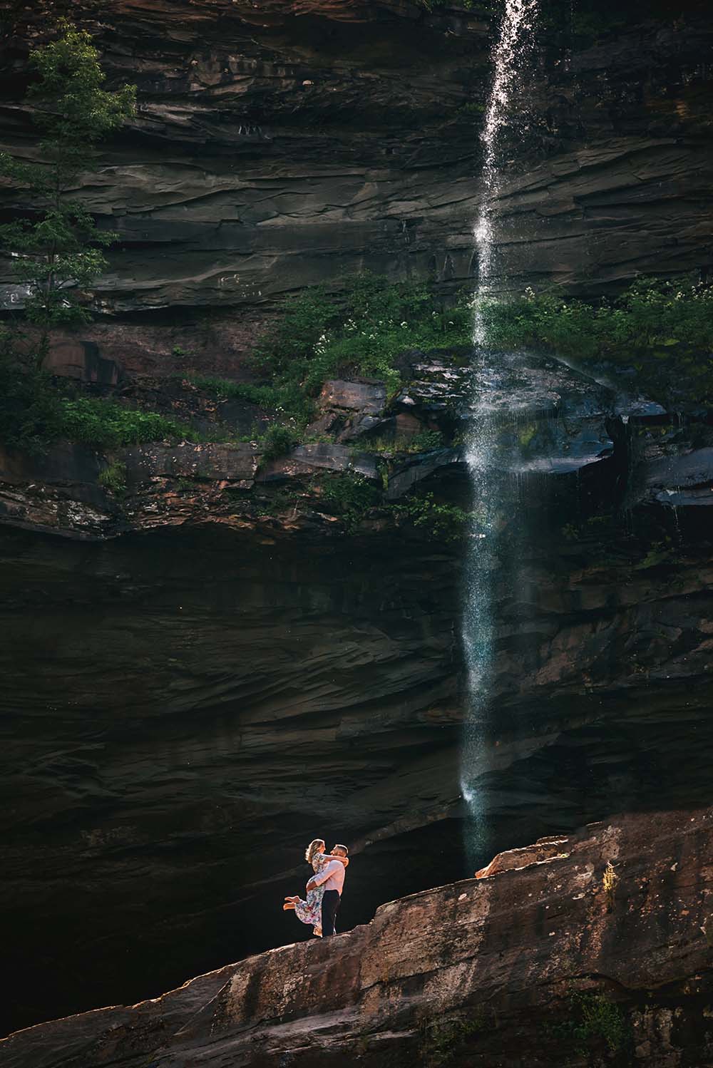 Kaaterskill Falls engagement photographer
