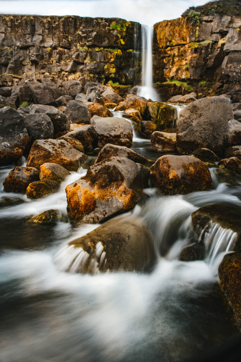 Thingvellir National Park waterfall