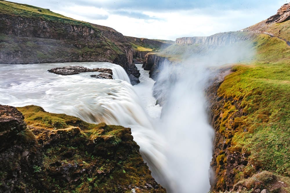 Gullfoss Waterfall golden circle Iceland