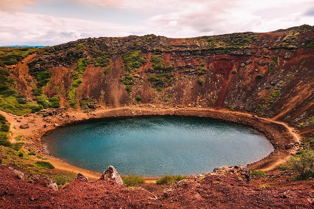 Keriðd Volcanic Crater Iceland