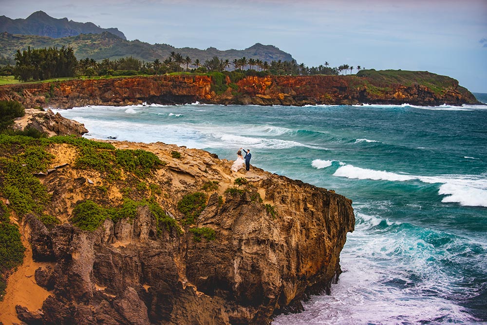Kauai Hawaii elopement photos