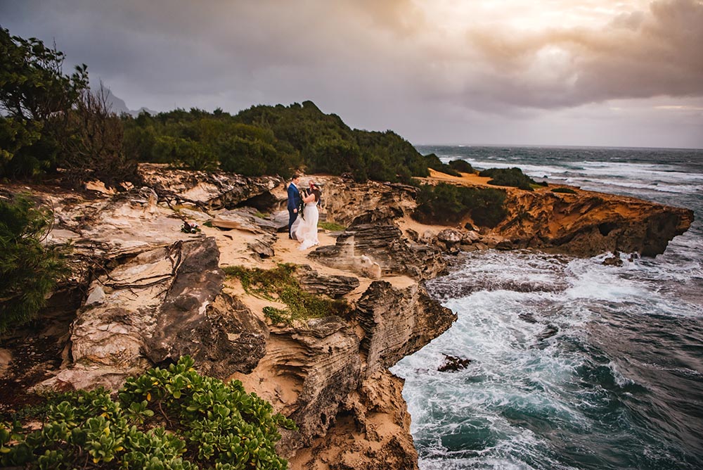 Kauai Hawaii adventure elopement 