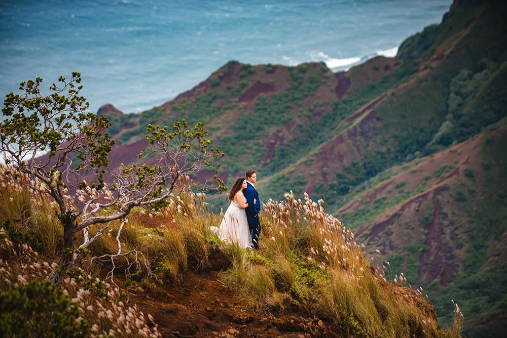 Na Pali Coast Kauai adventure wedding