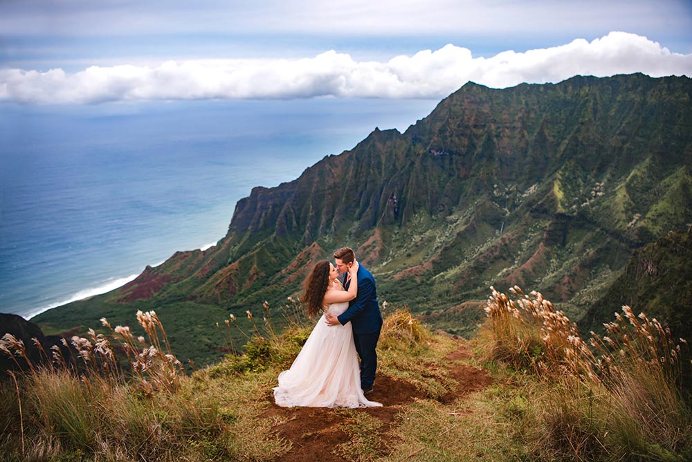 Na Pali Coast elopement Kauai