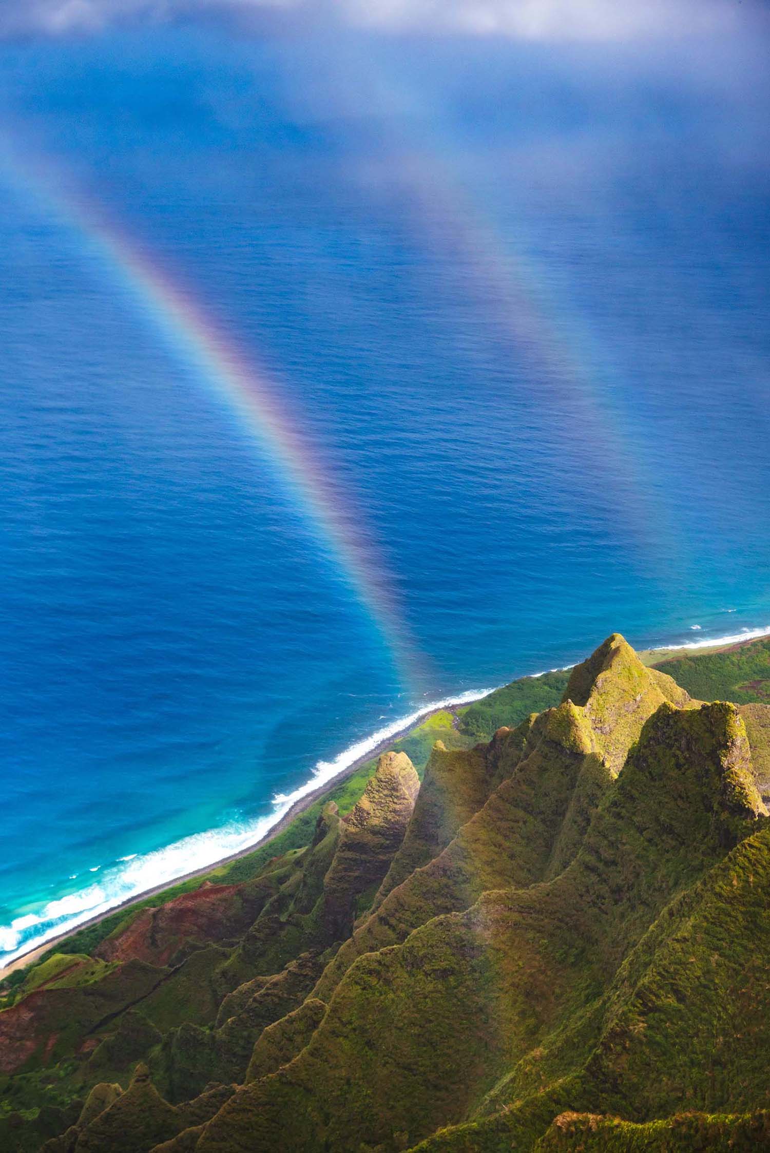 Kauai double rainbow