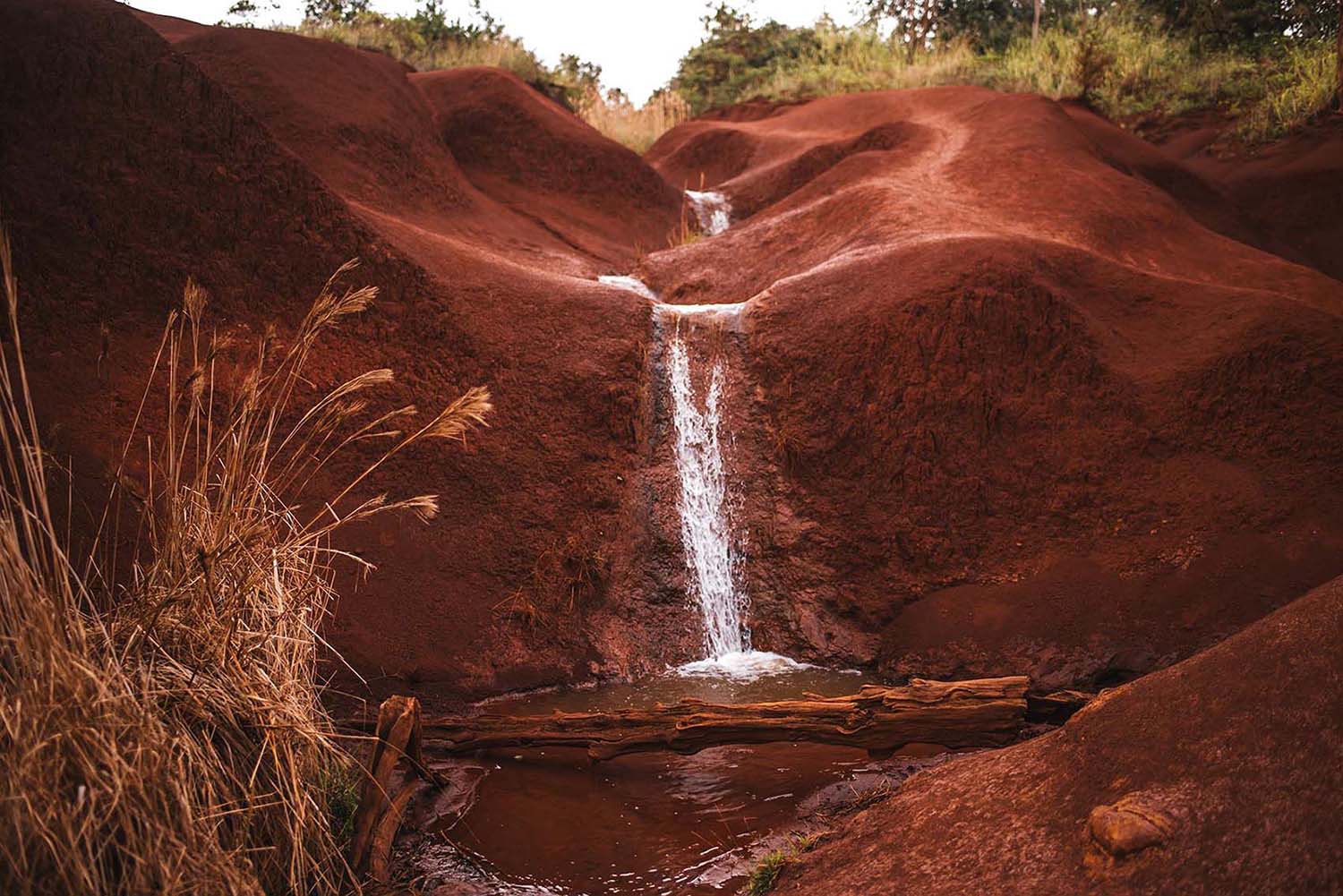 Red Dirt Falls Kauai