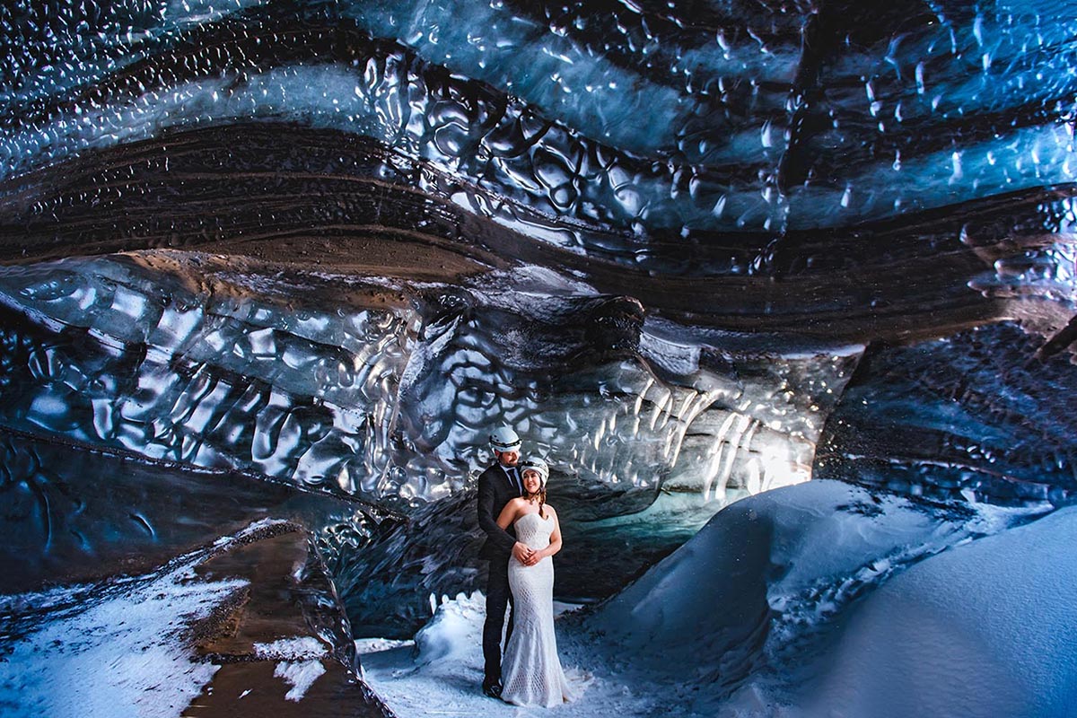  Ice Cave Iceland vow renewal