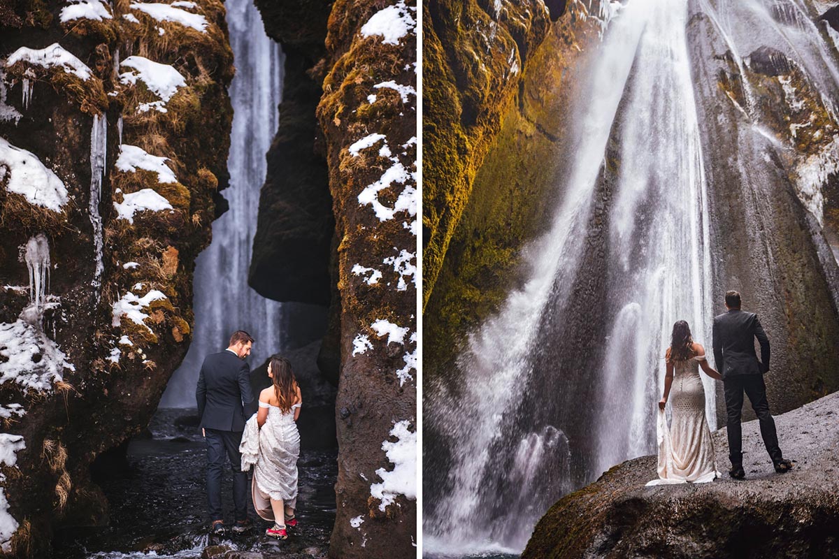 Gljúfrabúi waterfall Iceland