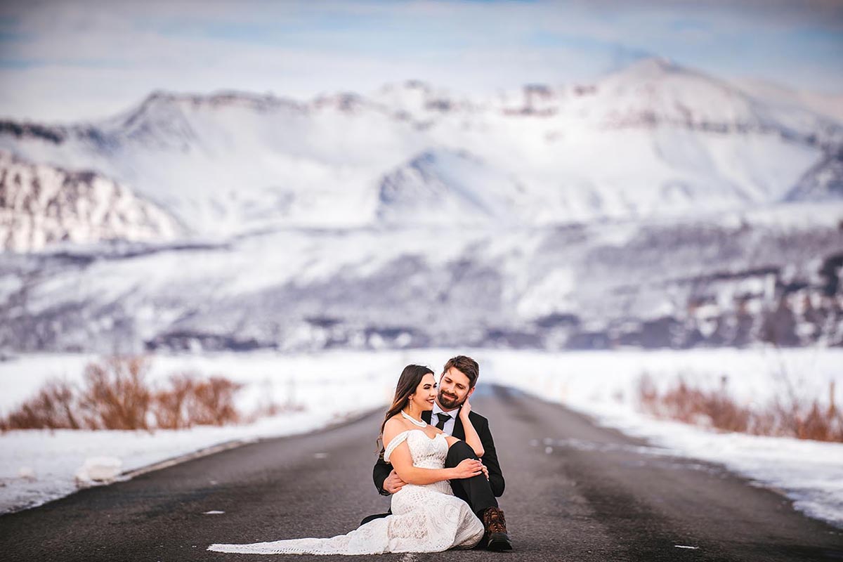 Iceland Winter vow renewal