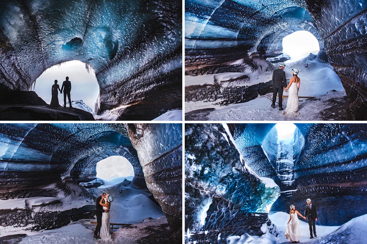 Ice Cave Elopement photos