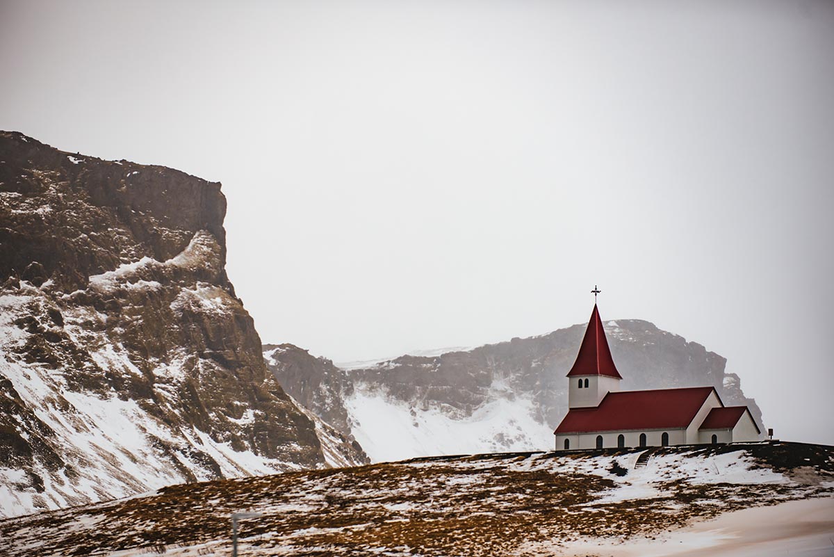 church in Vik Iceland