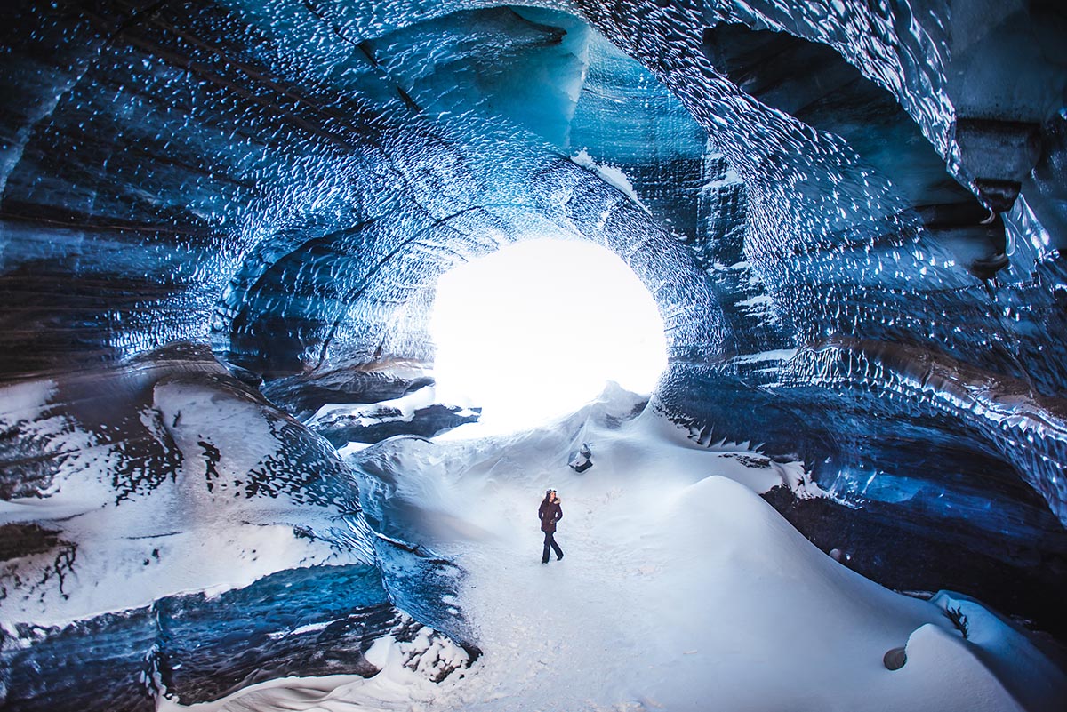 Katlatrack Ice cave tour Vik Iceland 