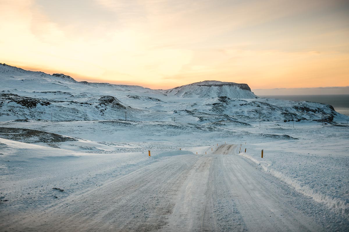 Snaefellsnes Peninsula Iceland Winter