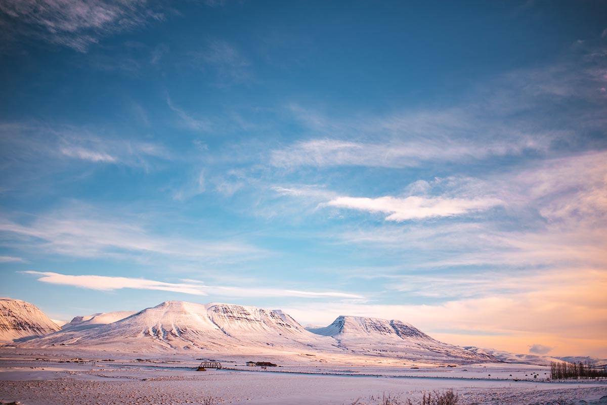 north Iceland winter camping trip
