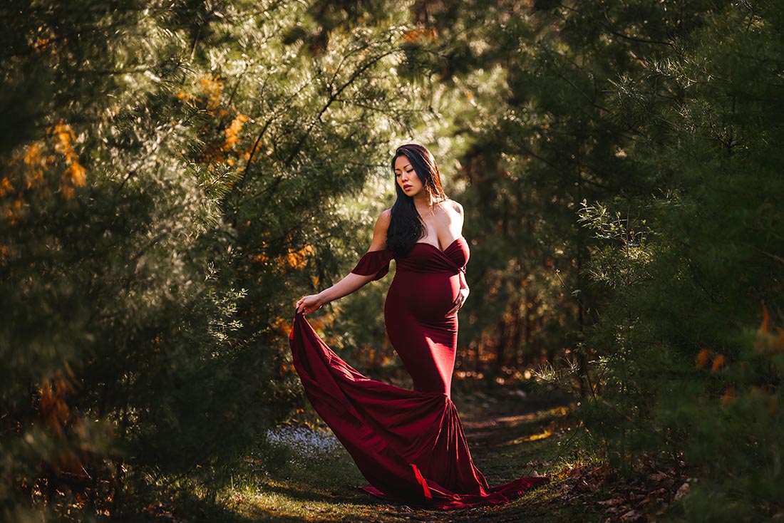 Poconos Forest Maternity Session