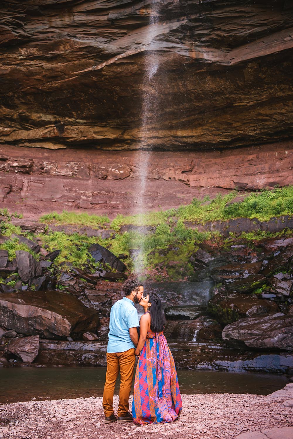 Kaaterskill Falls Engagement Session
