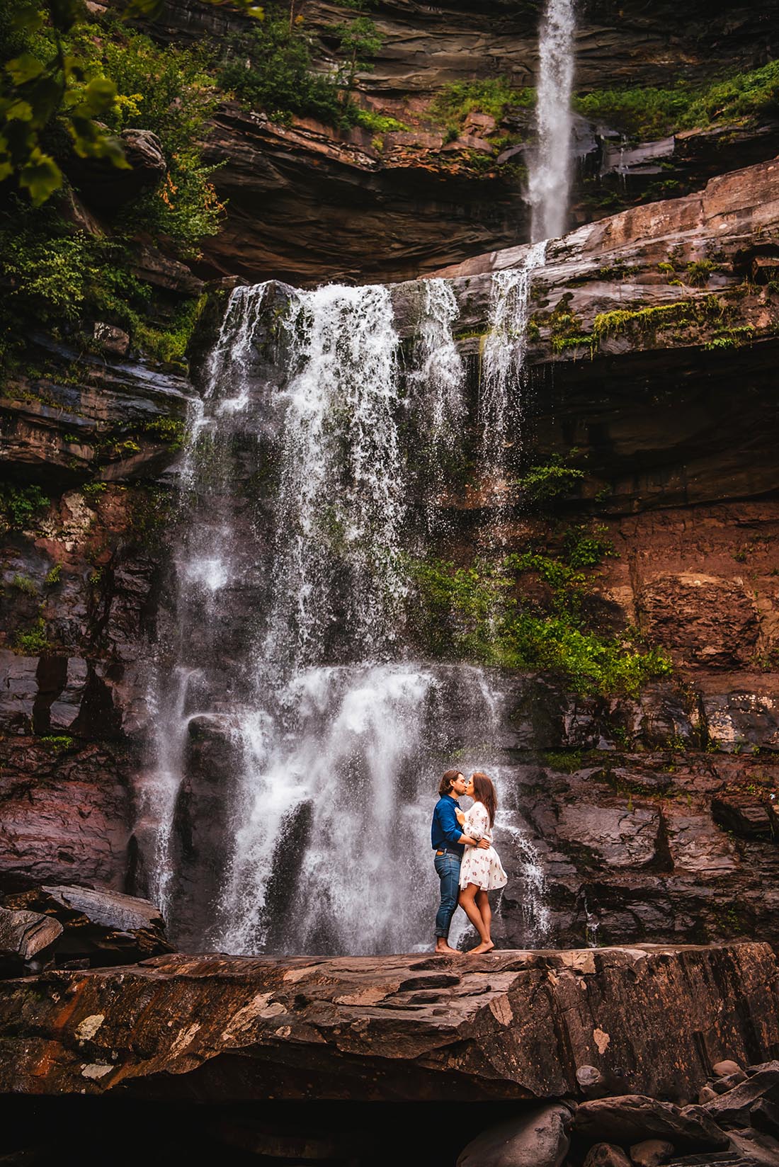 Kaaterskill Falls Adventure Engagement Session