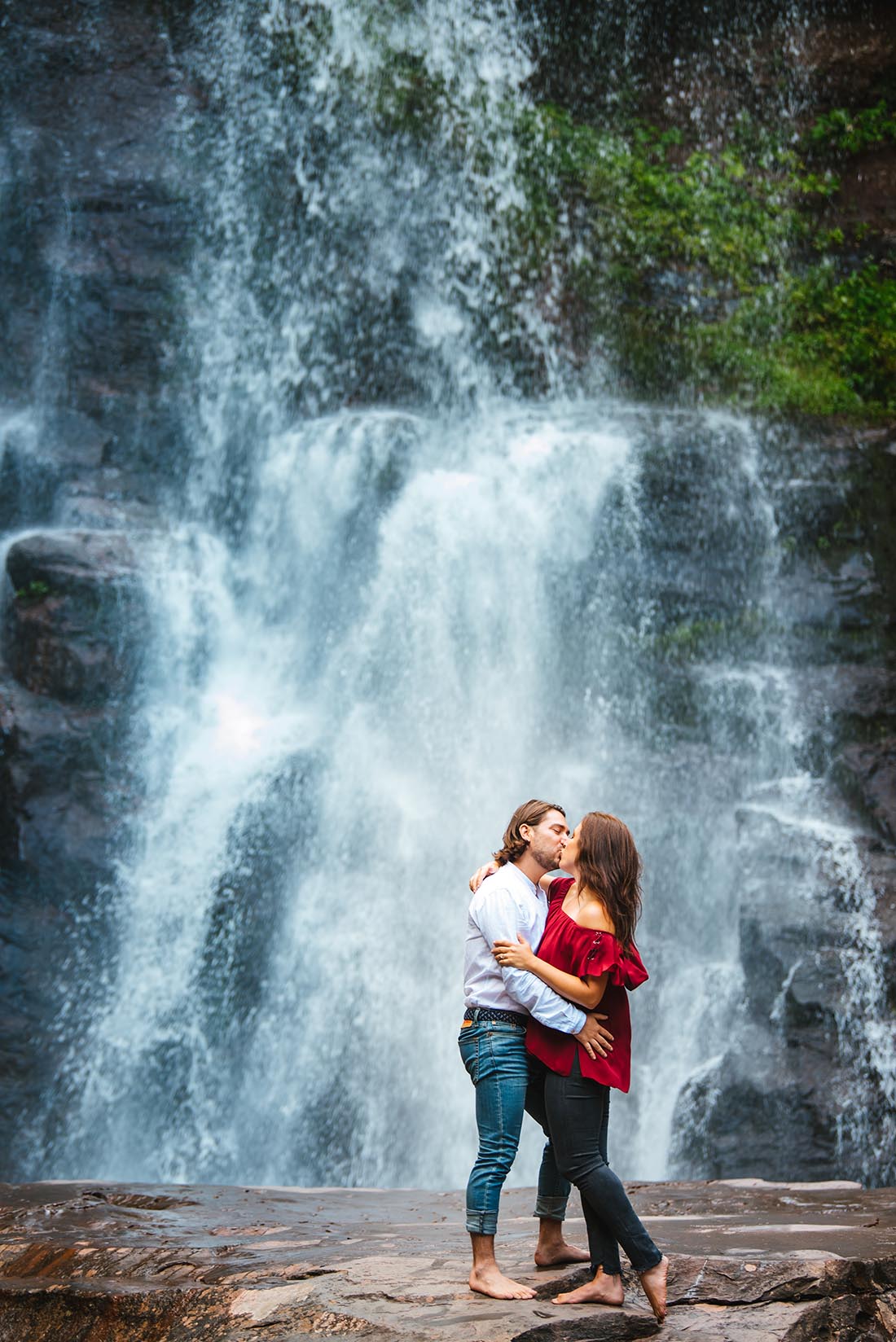 Kaaterskill Falls Adventure Engagement Session