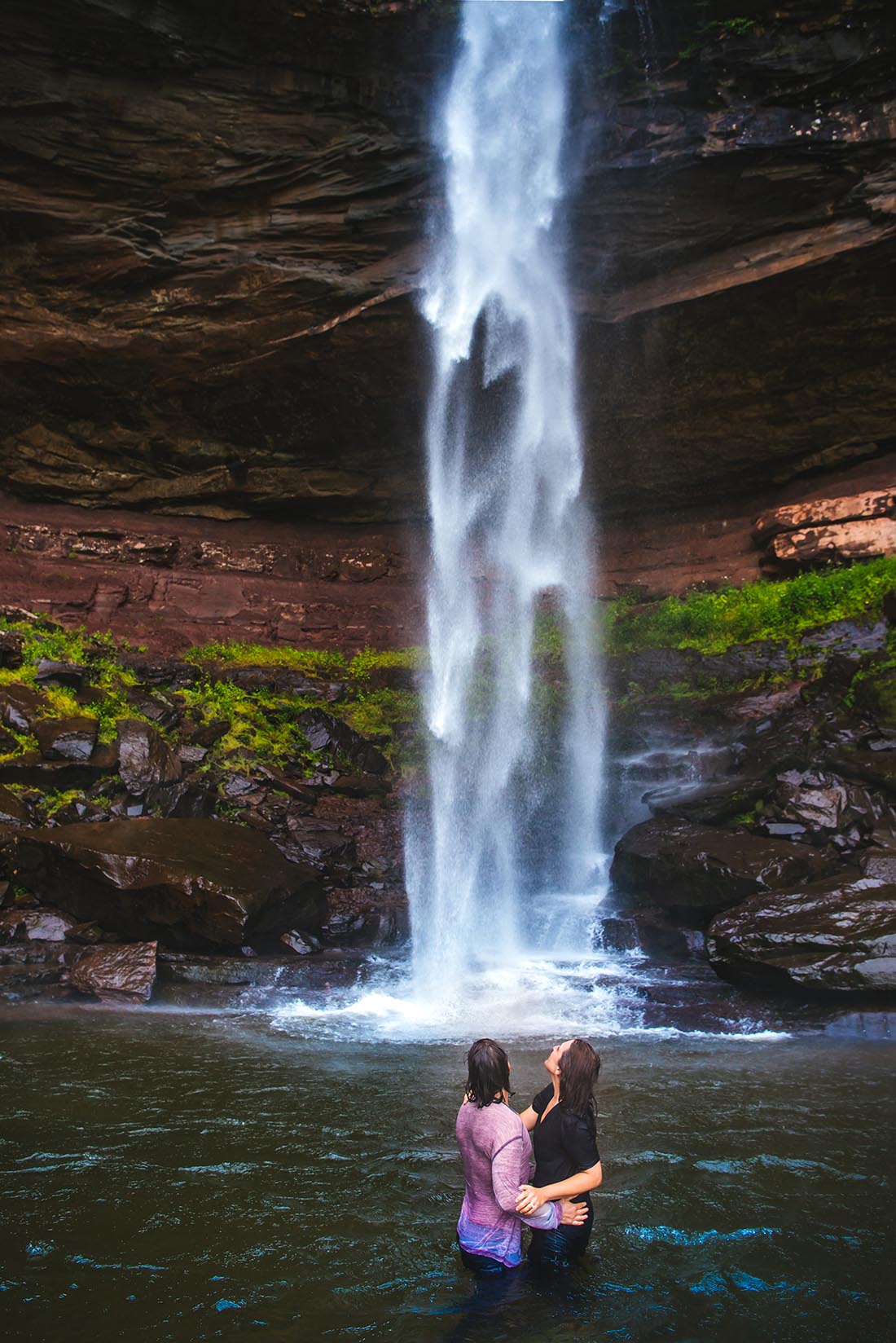 Kaaterskill Falls Engagement Session