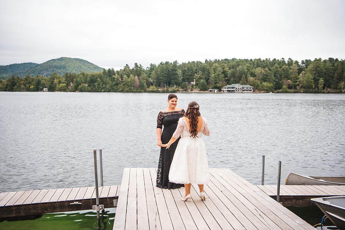 first look at Golden Arrow Lake Placid Elopement