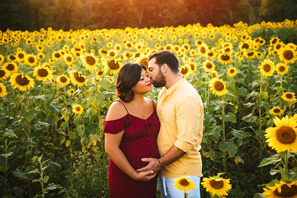 Sunflower Field Maternity Session