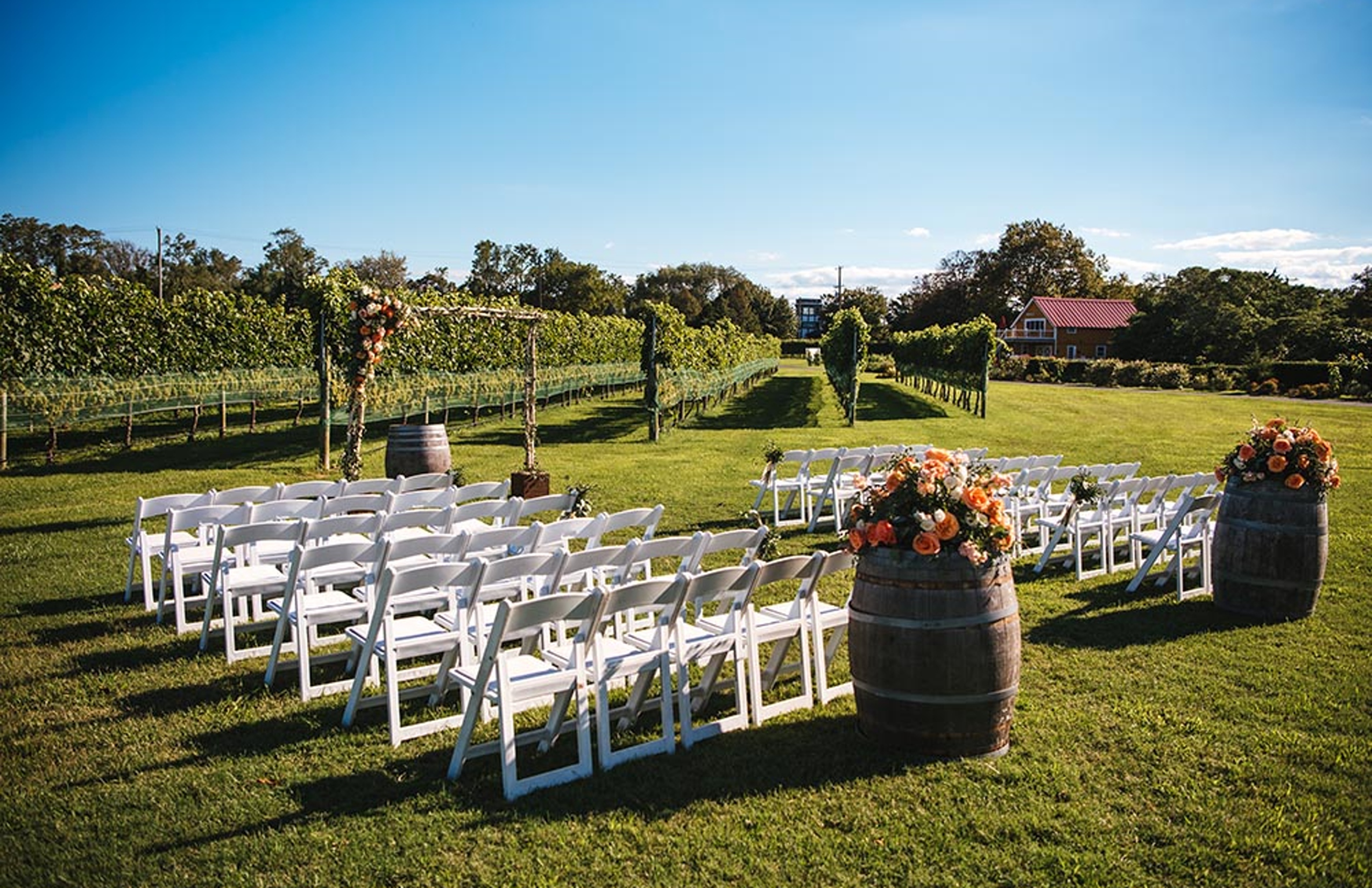 Willow Creek Winery Wedding ceremony