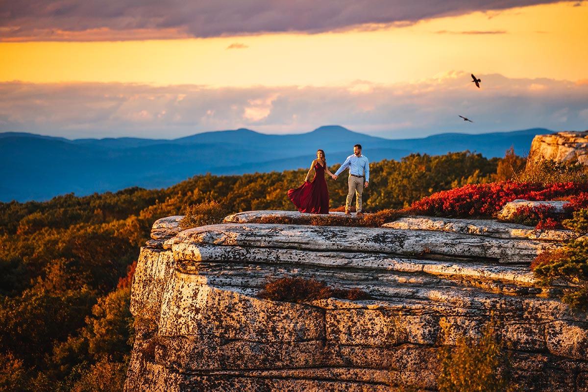 Sam's Point Preserve Fall Engagement Shoot